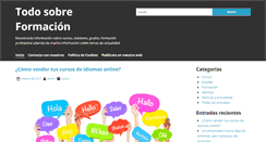 Desktop Screenshot of cursosyformacion.info